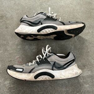 Gray Nike Training Shoes